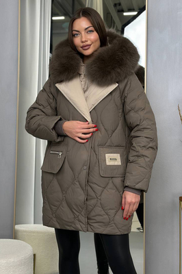 Пуховик Bogerner с песцом