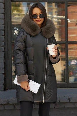 Женский пуховик Btn Button свободного кроя