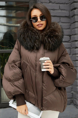 Зимний пуховик 2025 с мехом Вотарун