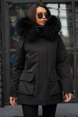 Зимний пуховик оверсайз Btn Button