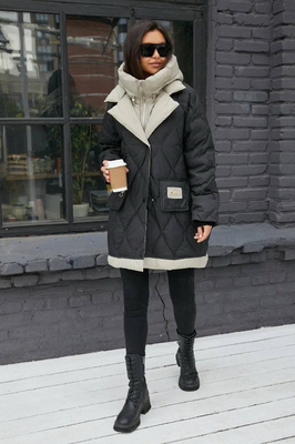 Короткий пуховик без меха Bogerner