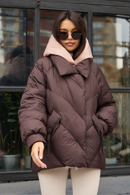 Теплый пуховик Pang Million с накладными карманами