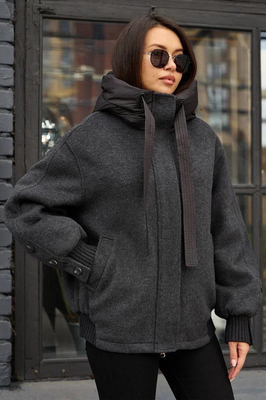 Женский пуховик Pang Million драповый